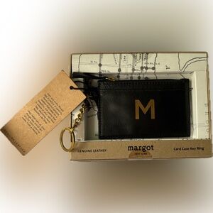 Margot Brand Black Card & Key Holder with Copper Accent